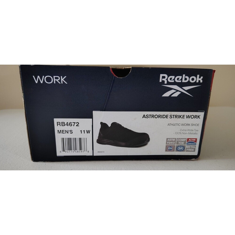 Reebok Astroride Strike Work RB4672 Men's 11W Comp Toe EH SR Work Shoes - Picture 4 of 4